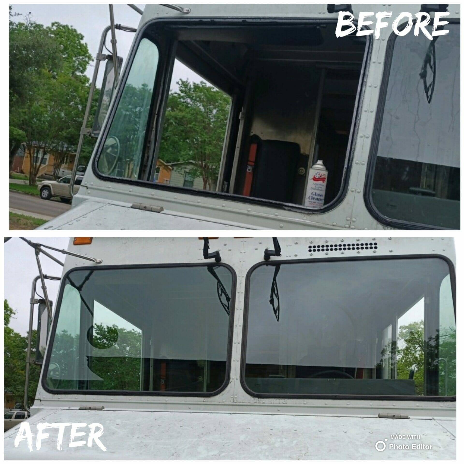 Commercial Truck Windshield Window Replacement Repair Near San 