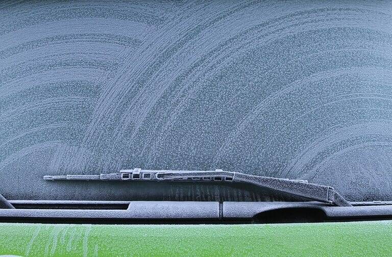 A dirty windshield